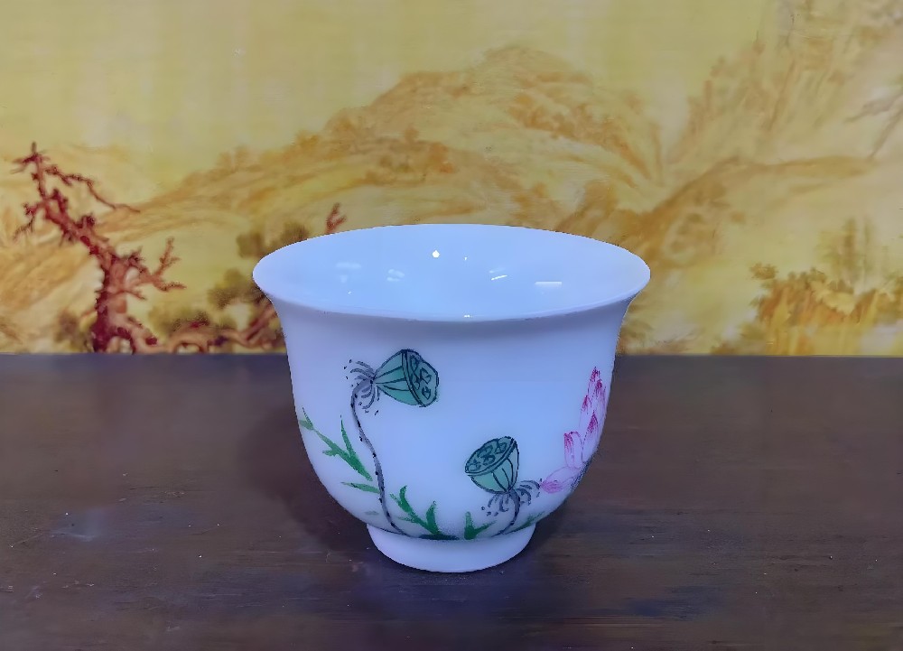 景德镇并蒂荷花